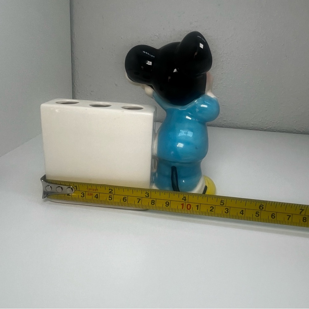 Vintage Disney Mickey Mouse Toothbrush Holder Bathroom Made in Japan Retro - Picture 6 of 8